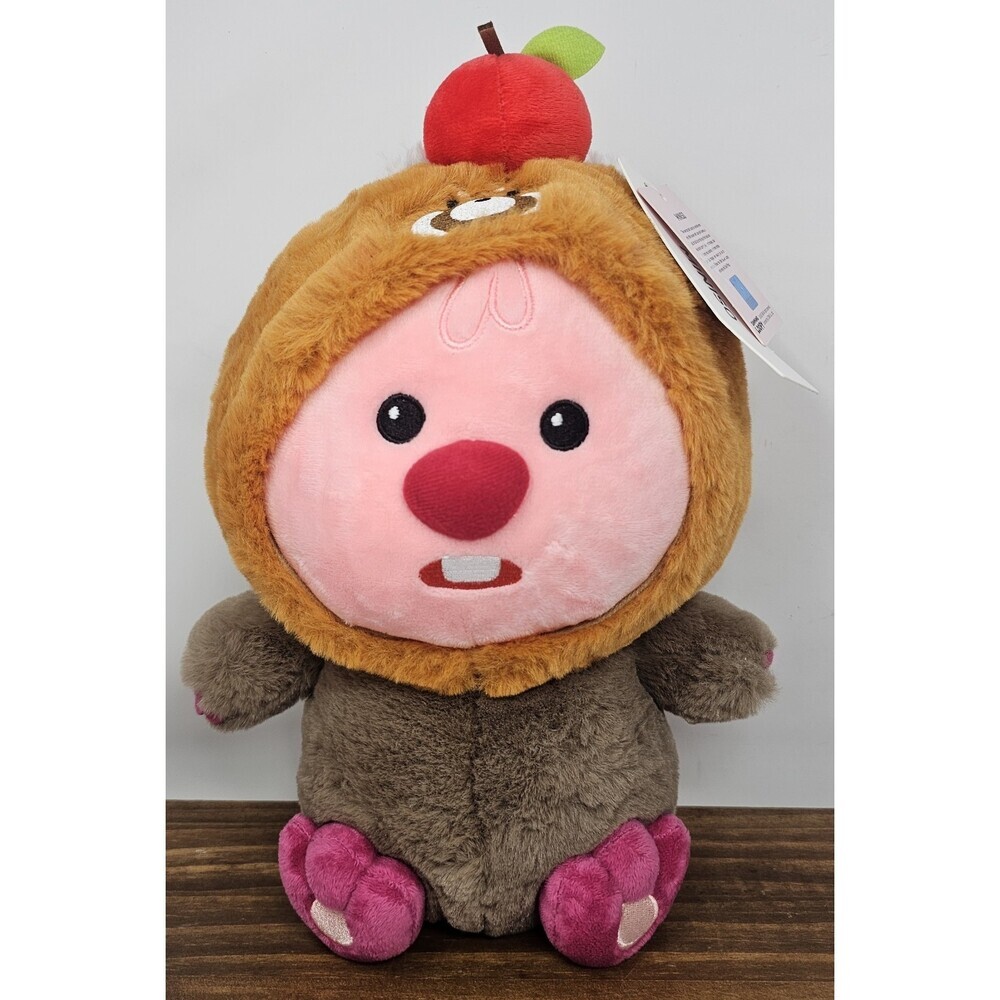 Miniso Zanmang Loopy 10" Tall Beaver In Capybara Costume Ages 0 and Up New Rare